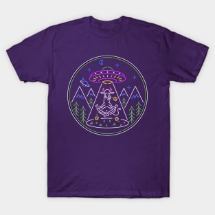 Cow ufo abduction T-Shirt